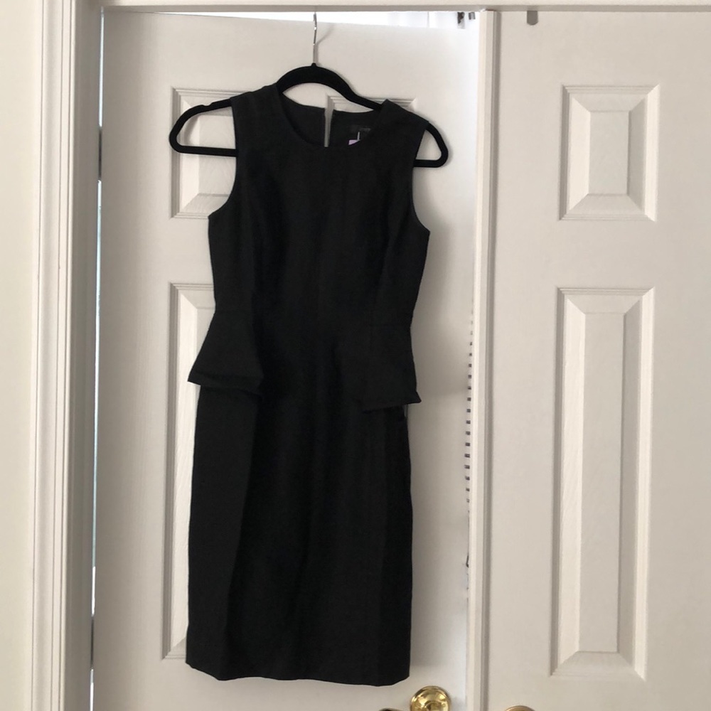 JCrew Linen Peplum dress